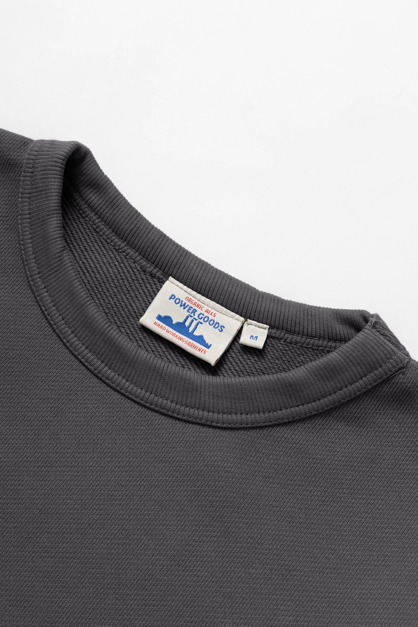 Sweatshirt Loopback Crewneck - Noir Délavé