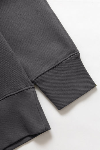 Sweatshirt Loopback Crewneck - Noir Délavé