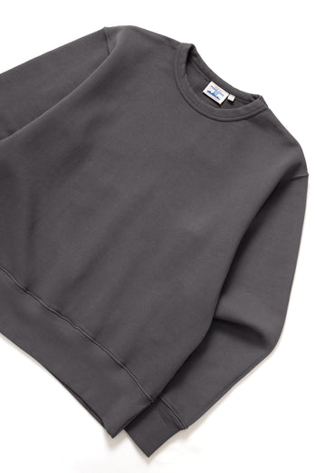 Sweatshirt Loopback Crewneck - Noir Délavé