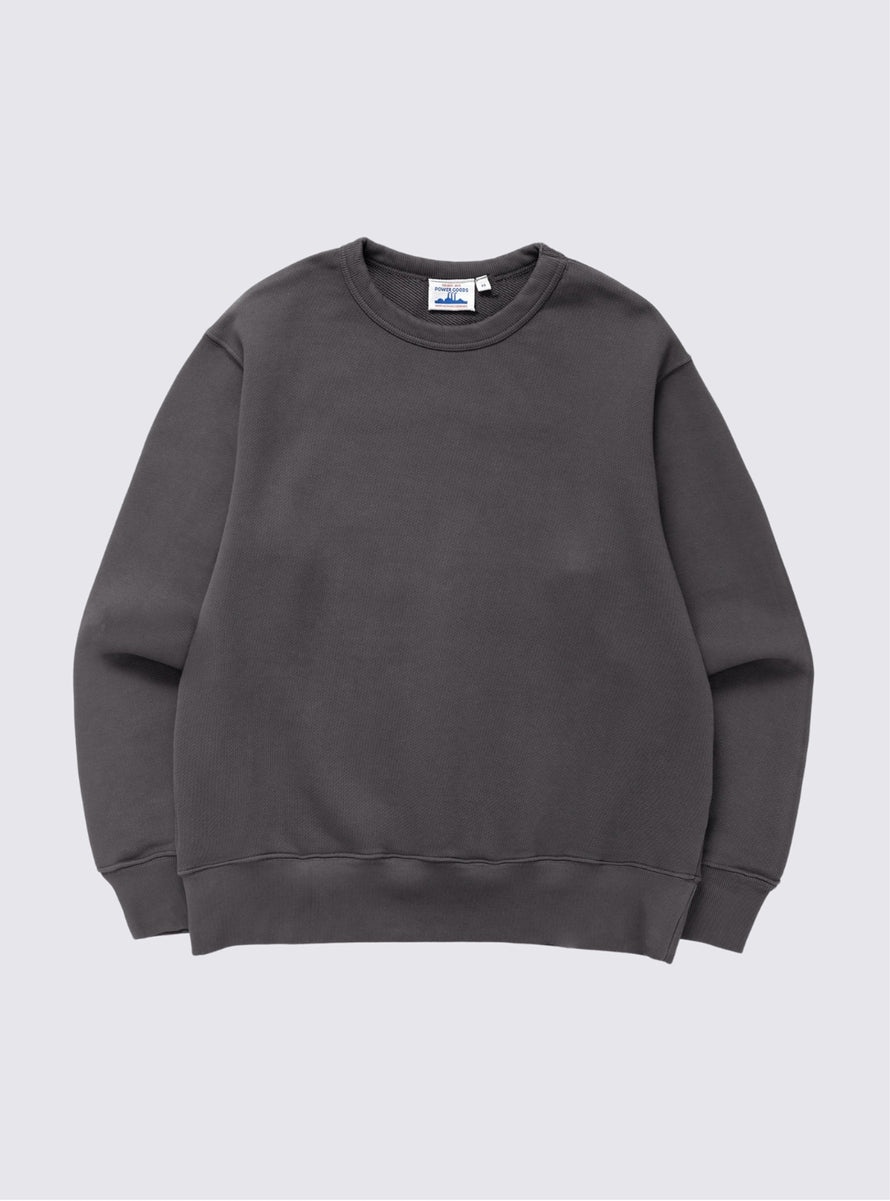 Sweatshirt Loopback Crewneck - Noir Délavé