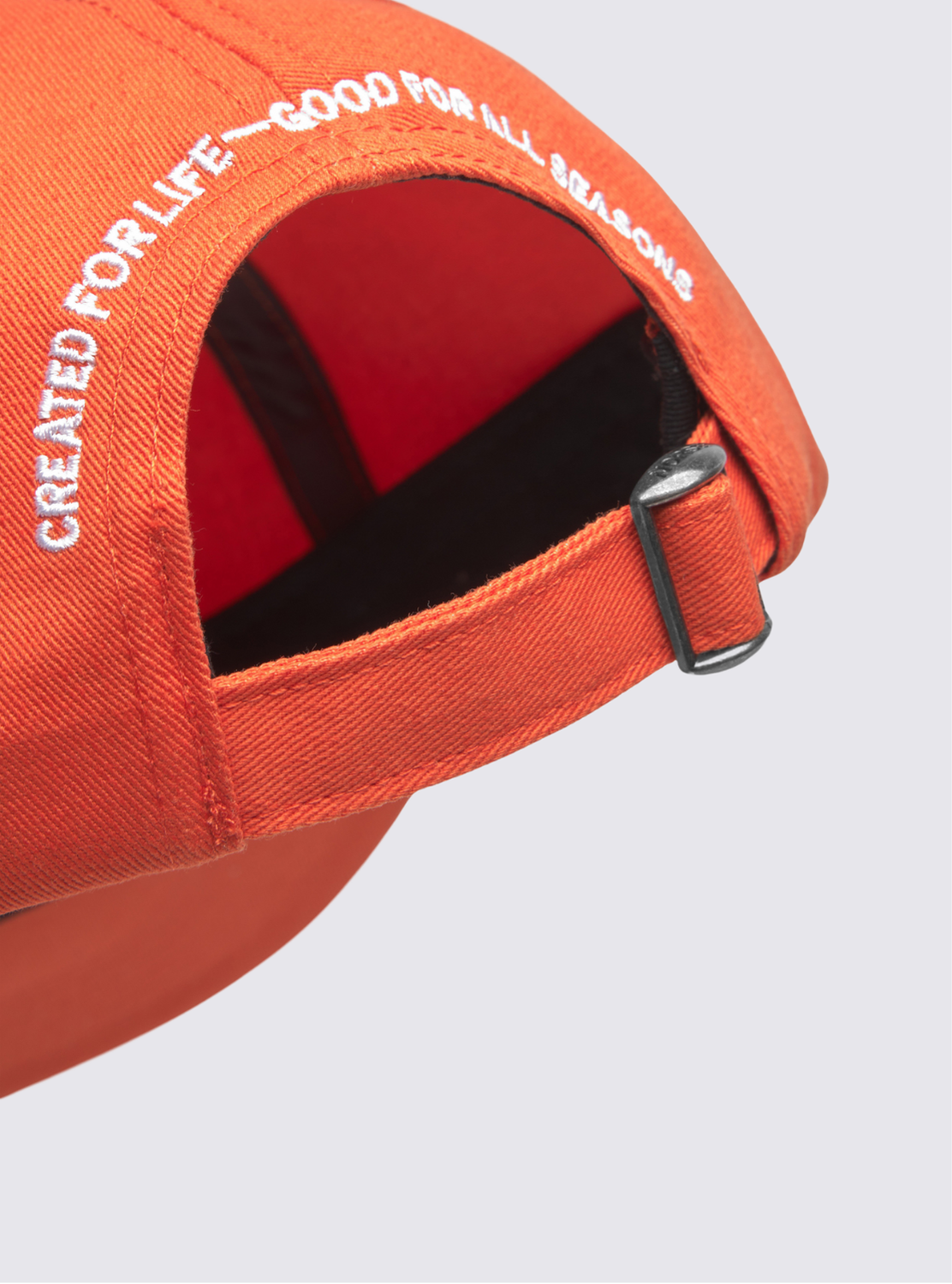 Casquette Twill 6 Panel "Norse" - Orange Blood