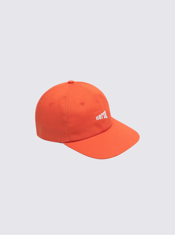 Casquette Twill 6 Panel "Norse" - Orange Blood