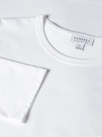 T-Shirt Manches Longues Classique - Blanc