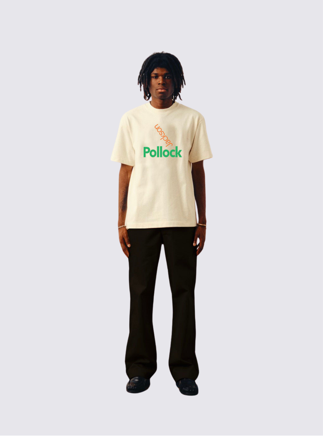 T-Shirt à manches courtes "Pollock Jackson " - Ecru