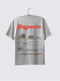 T-Shirt à manches courtes "Baguette" - Gris