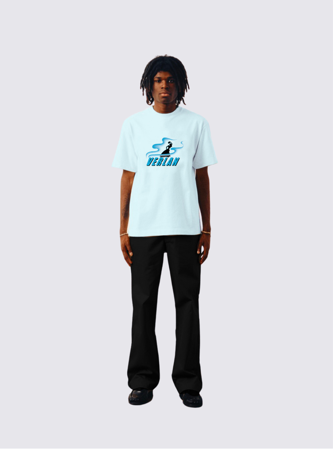 T-Shirt à manches courtes Smocking Kills - Bleu Ciel