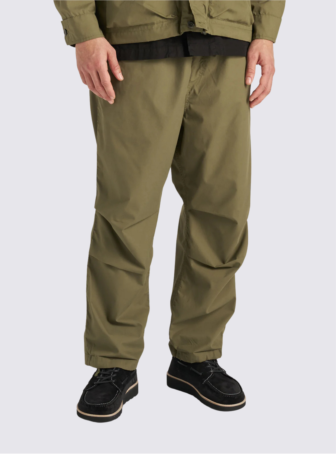 Pantalon parachute - Olive