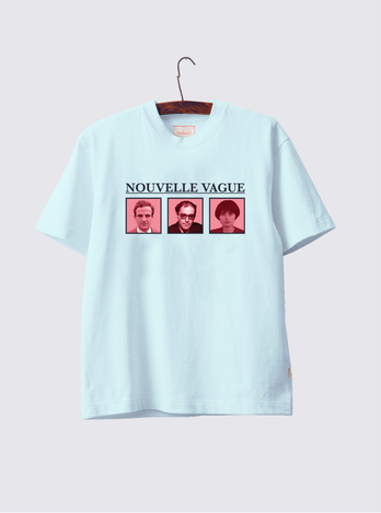 T-Shirt à manches courtes Nouvelle Vague - Bleu Ciel