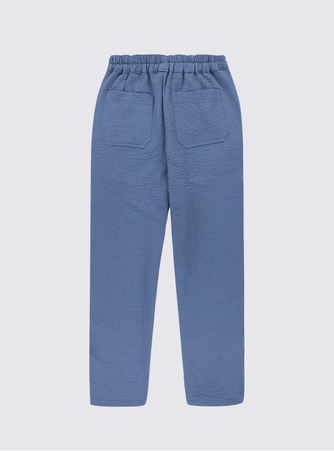 Pantalon Tropical en seesucker - Bleu clair