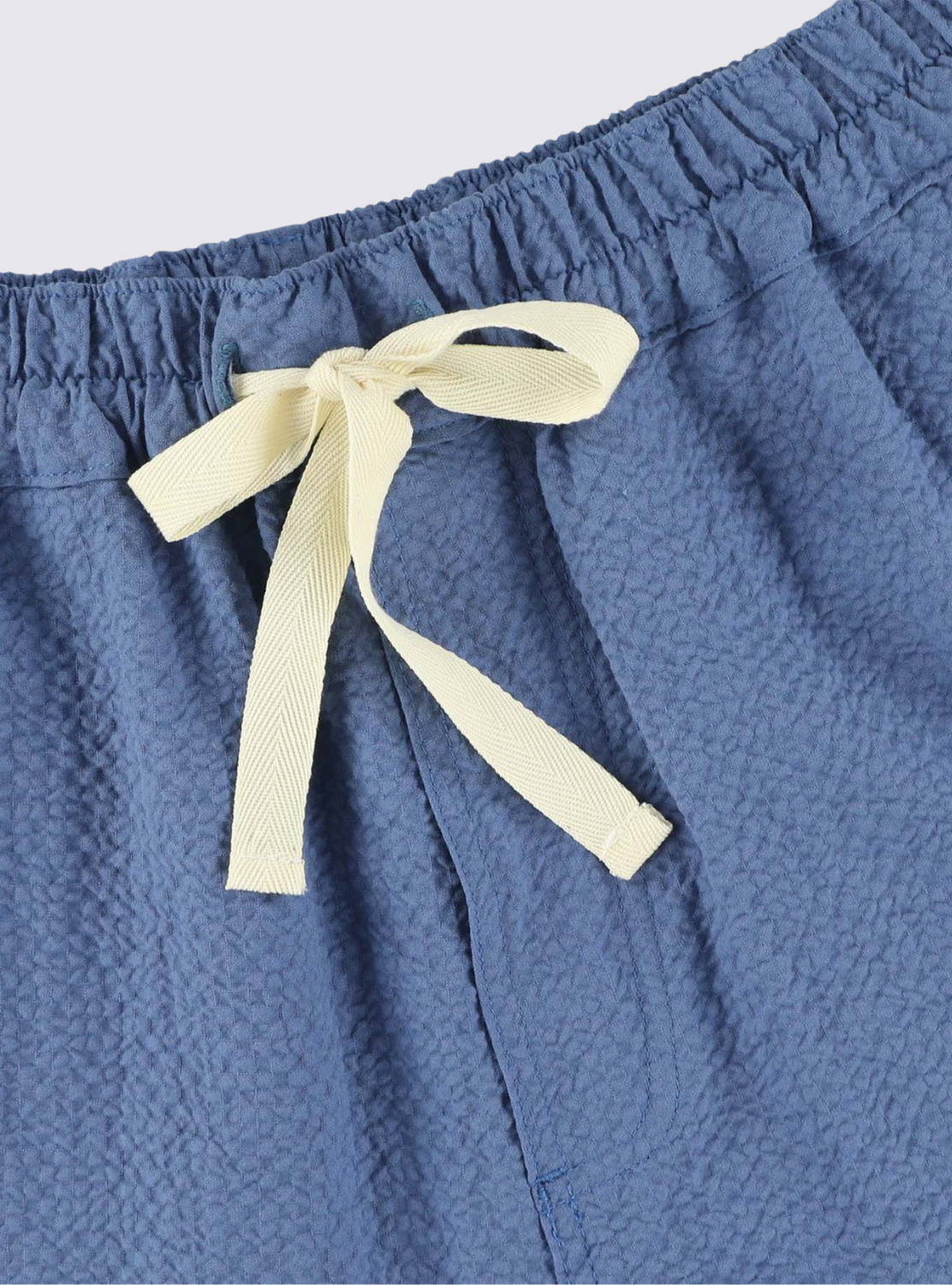 Pantalon Tropical en seesucker - Bleu clair