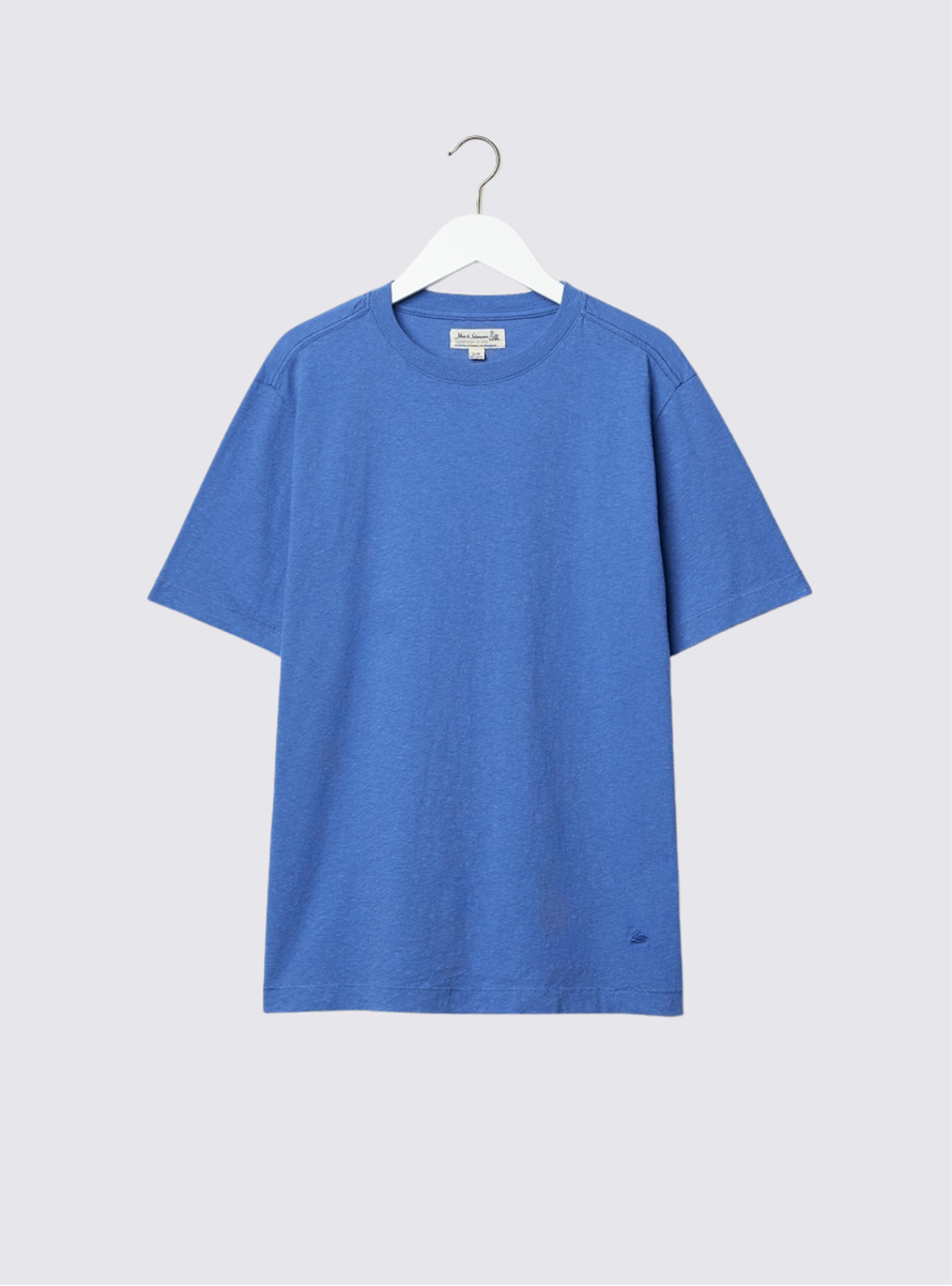 T-shirt HPT01 en coton-chanvre - Bleu
