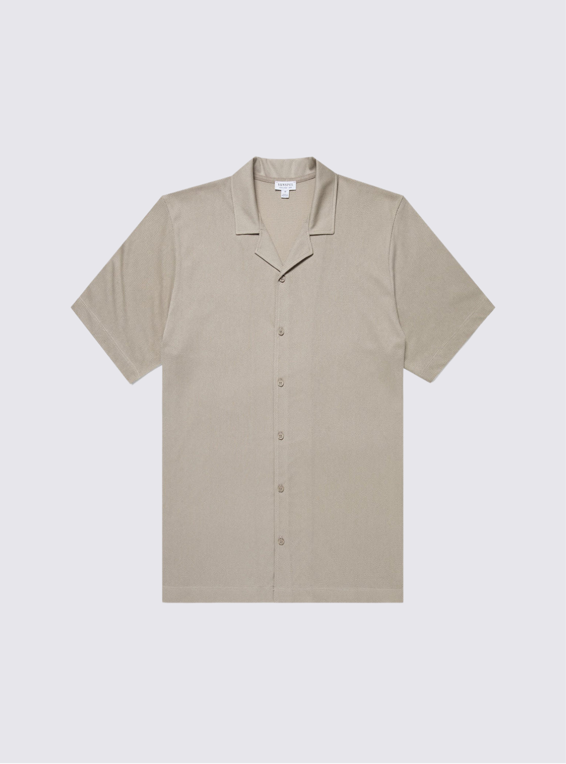 Chemise Riviera à manches courtes - Gris cendré