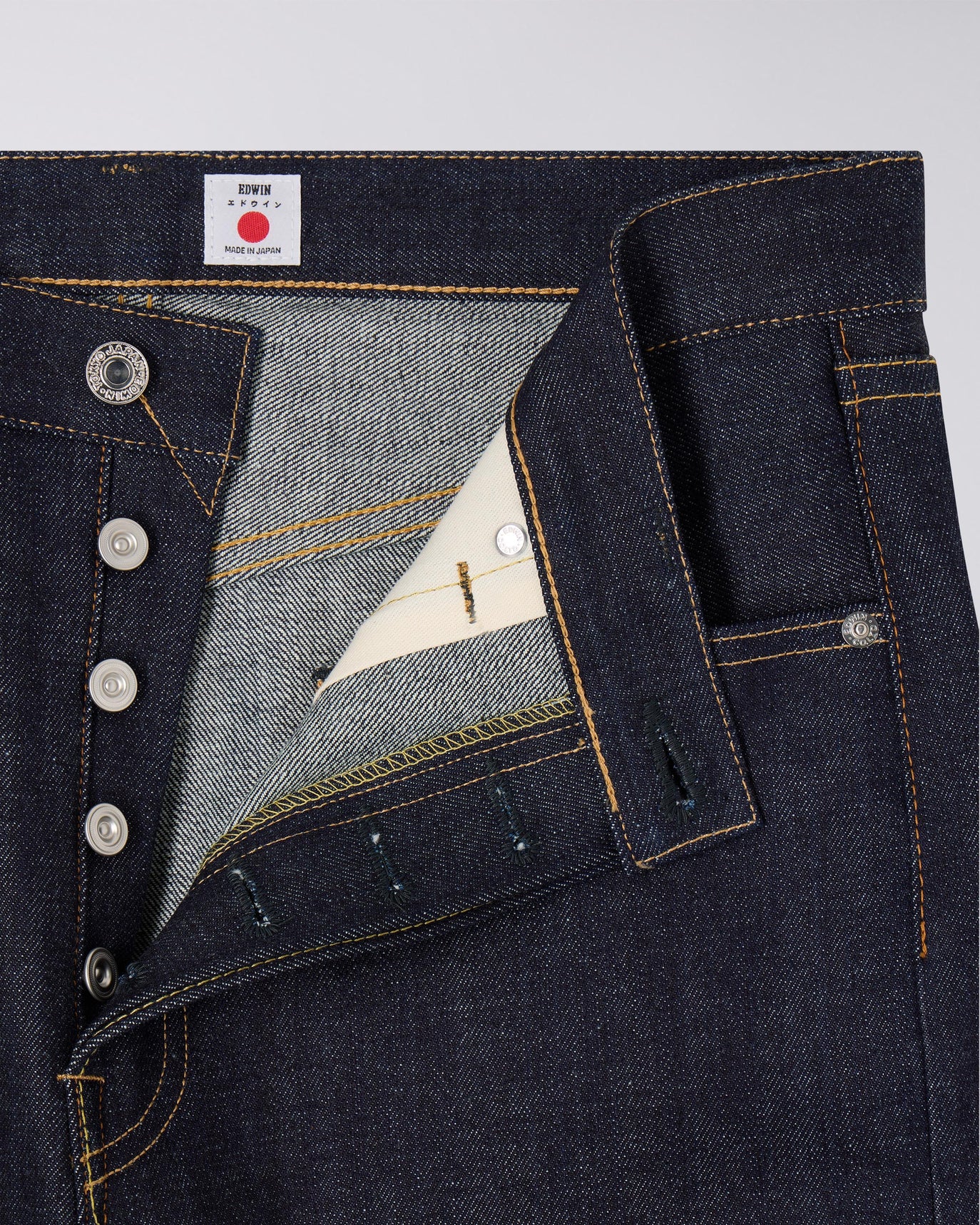 Jean Regular Straight (droite) - Bleu non lavé