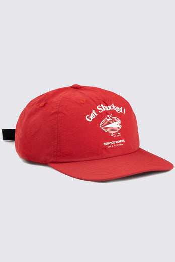 Casquette GET SHUCKED - rouge