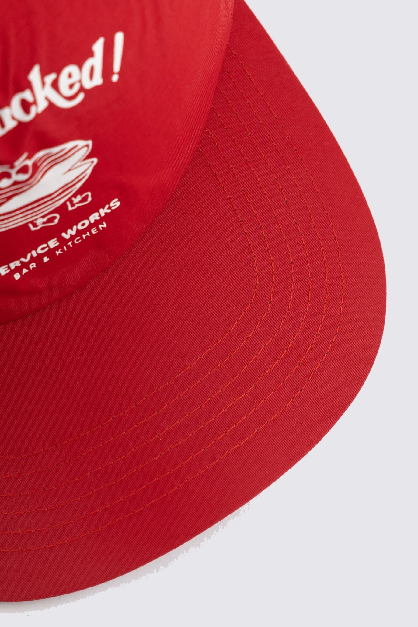 Casquette GET SHUCKED - rouge
