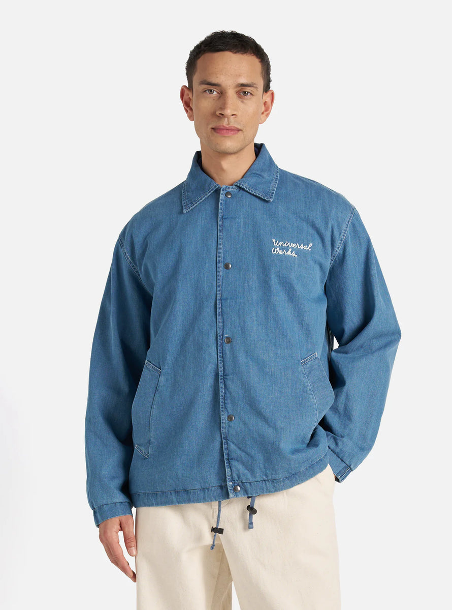 Veste head Coach Denim lavé 8oz - Indigo