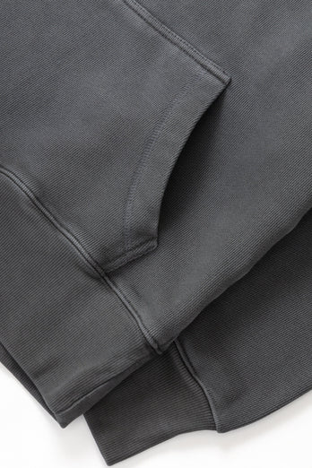 Sweatshirt Loopback Hoodie - Noir Délavé