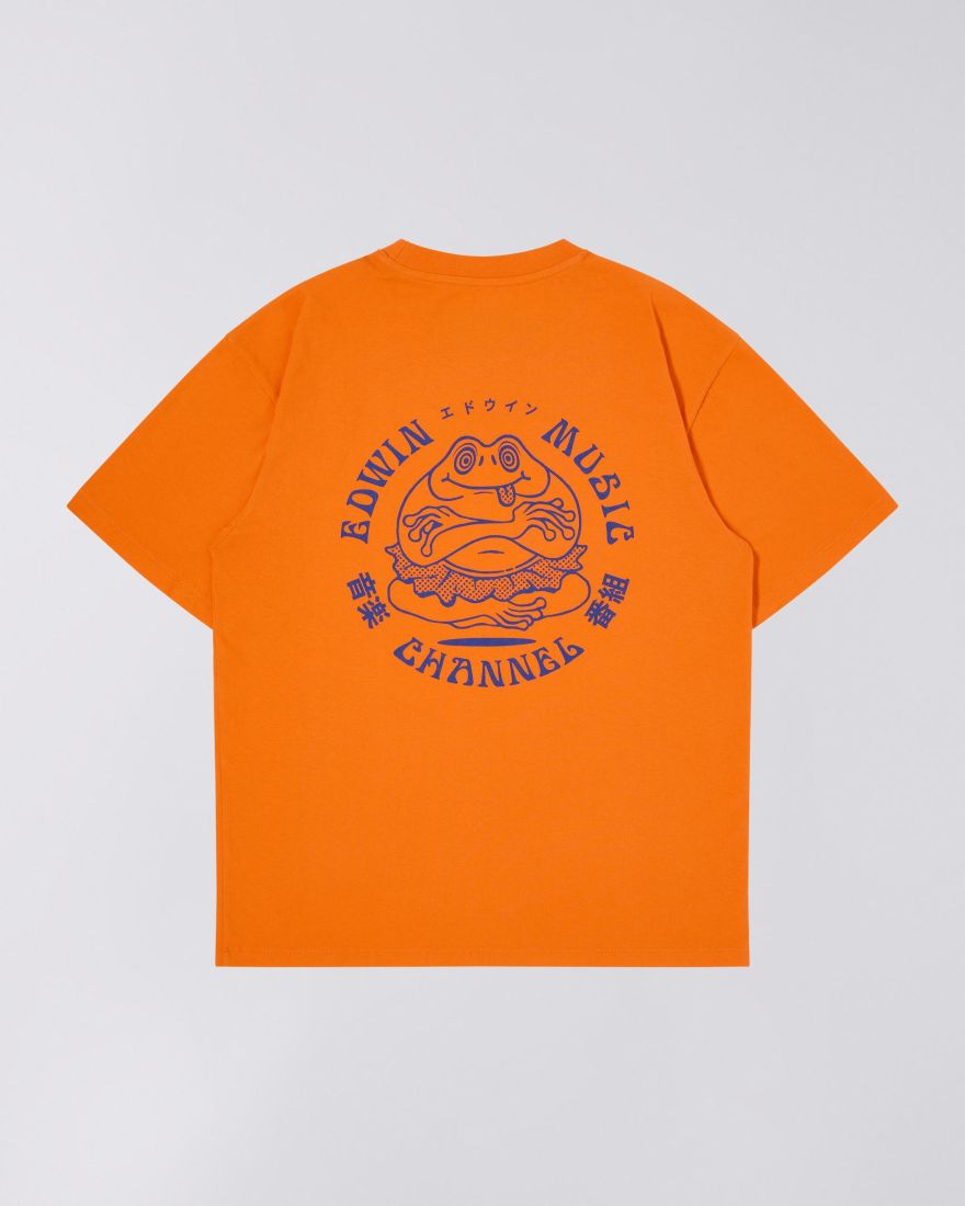 T-Shirt EDWIN MUSIC CHANNEL - orange