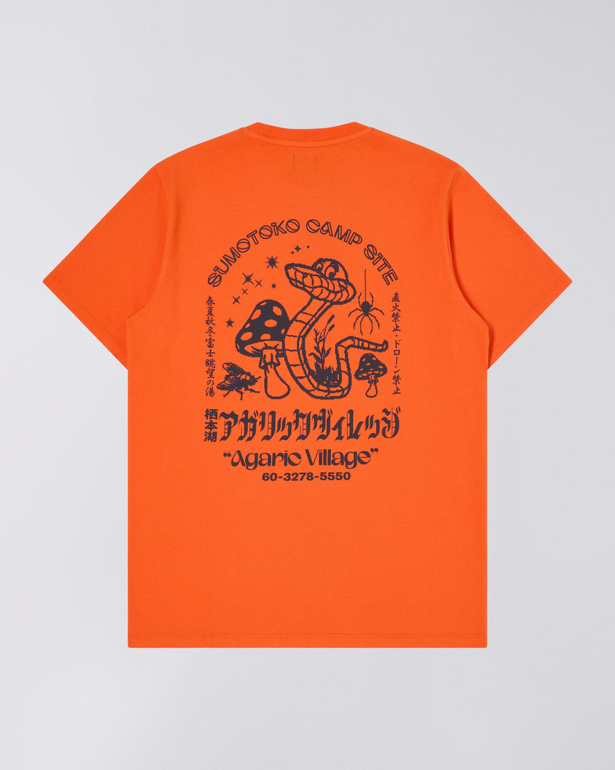 T-shirt Agaric Village - Orange