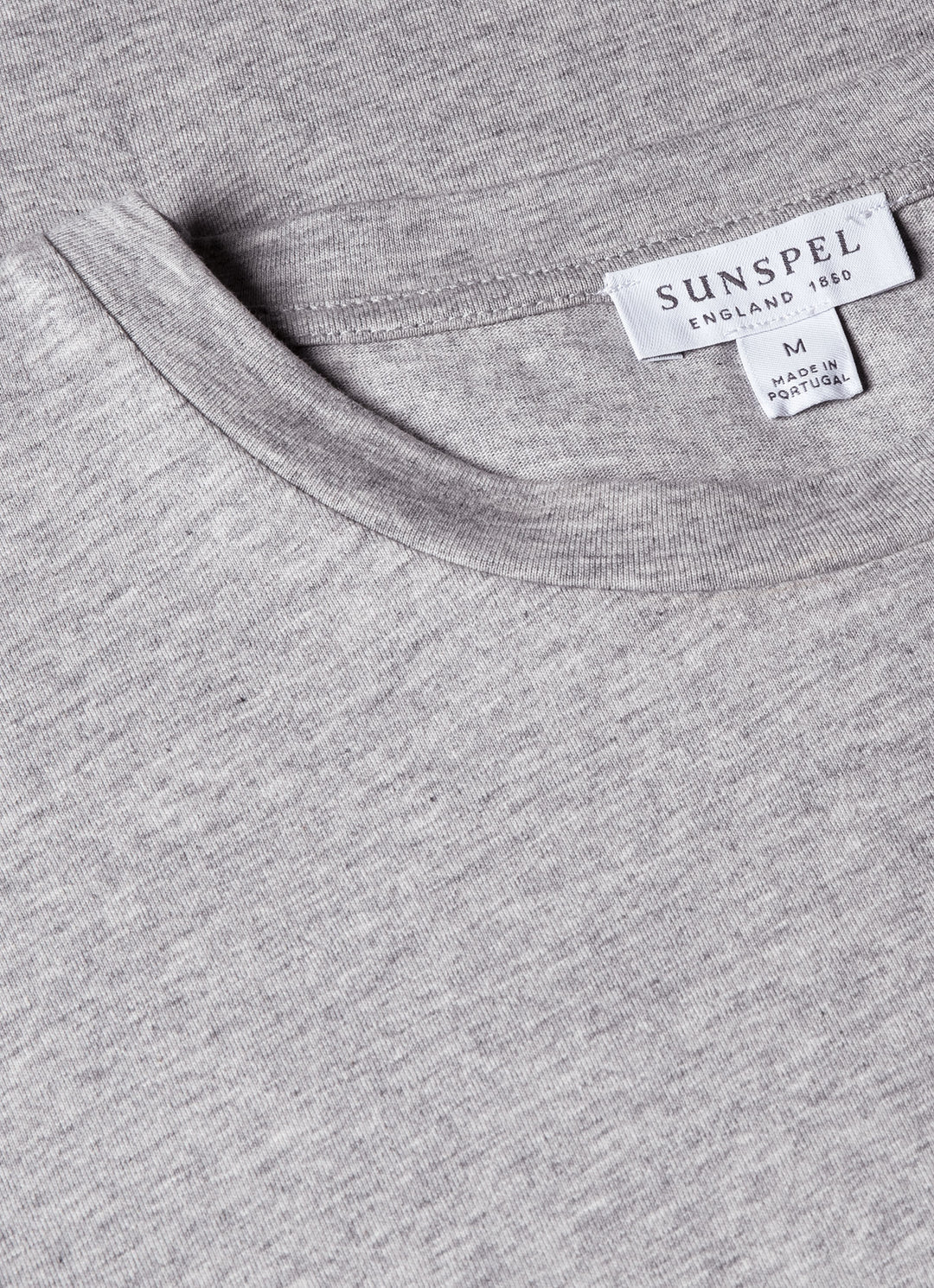 T- Shirt Sunspel Riviera - Gris mélangé