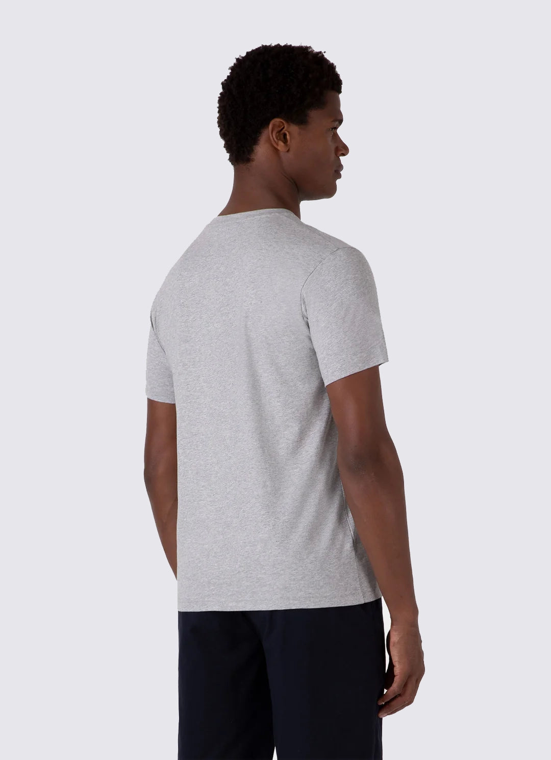 T- Shirt Sunspel Riviera - Gris mélangé