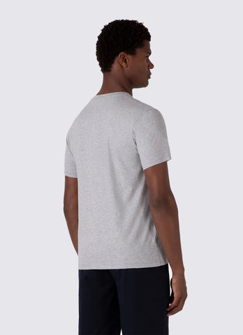 T- Shirt Sunspel Riviera - Gris mélangé