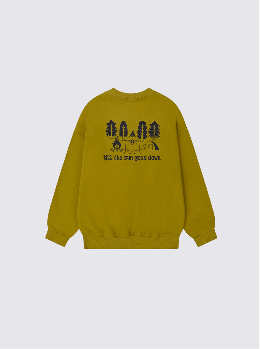 Sweatshirt "Yeti Fluff" - Moutarde