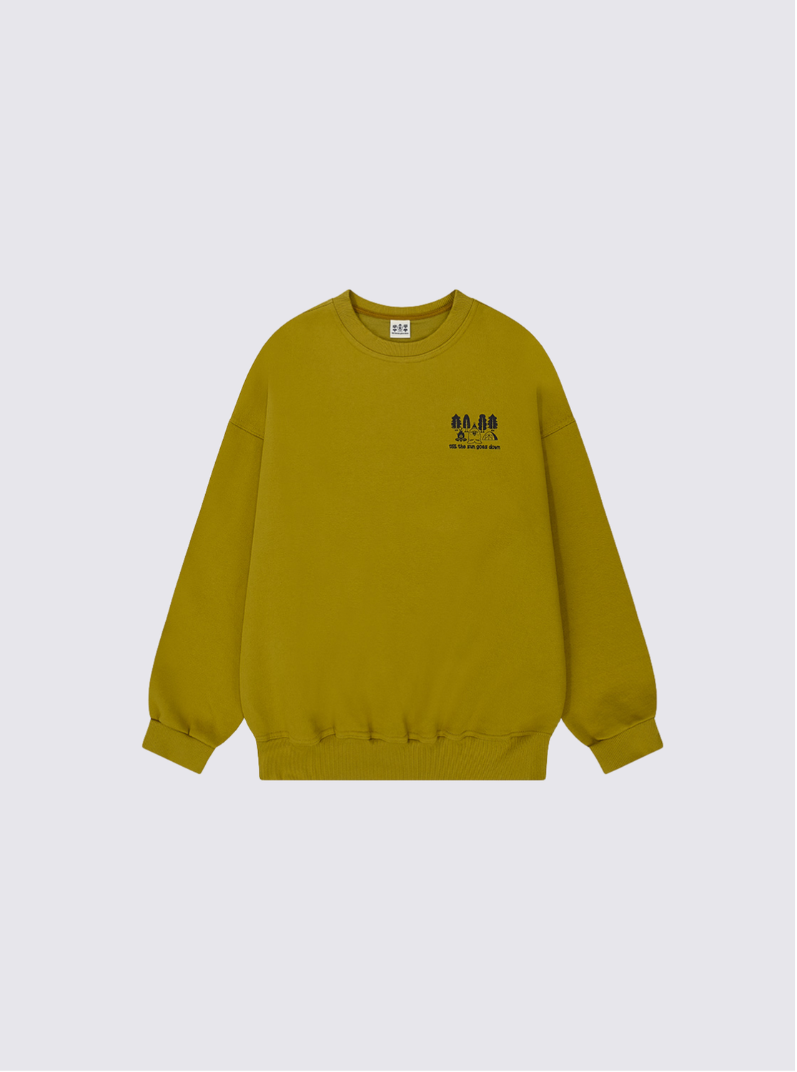Sweatshirt "Yeti Fluff" - Moutarde