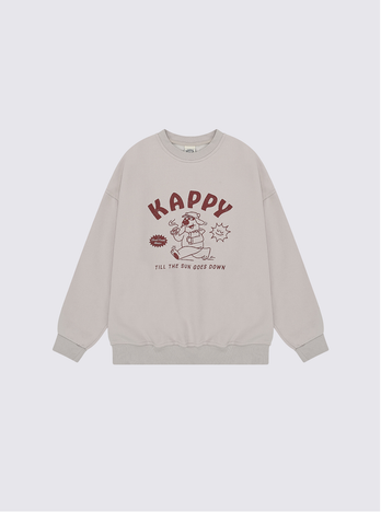 Sweatshirt "Kappy Bear Fluff" - Greige