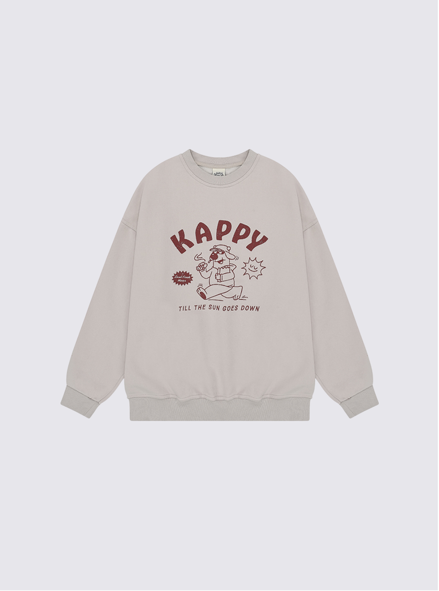 Sweatshirt "Kappy Bear Fluff" - Greige