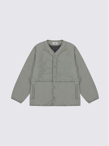 Veste polaire matelassée - Gris clair