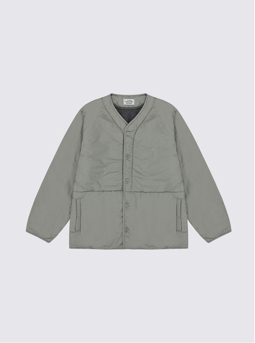 Veste polaire matelassée - Gris clair