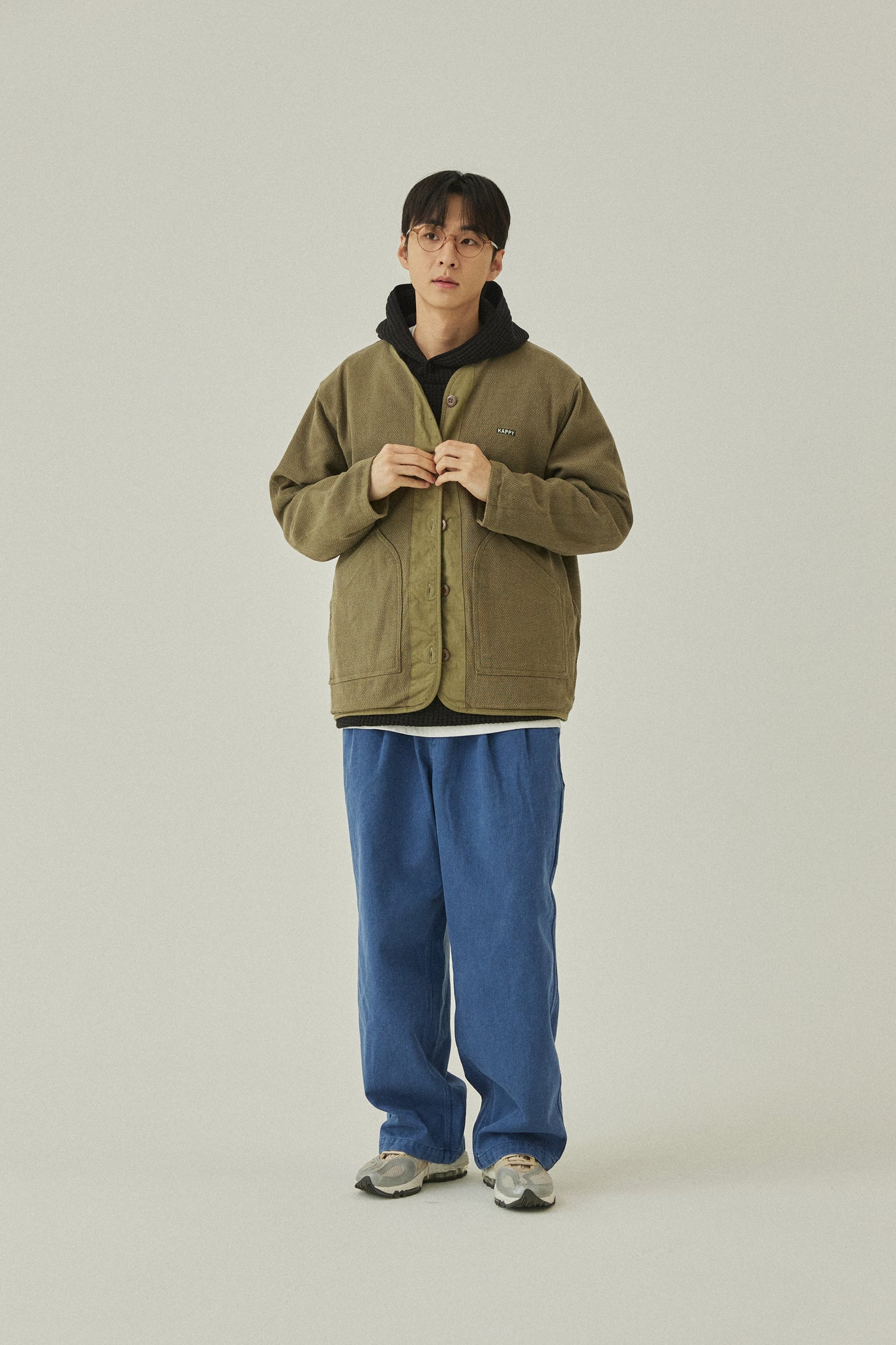 Veste en coton réversible - Khaki