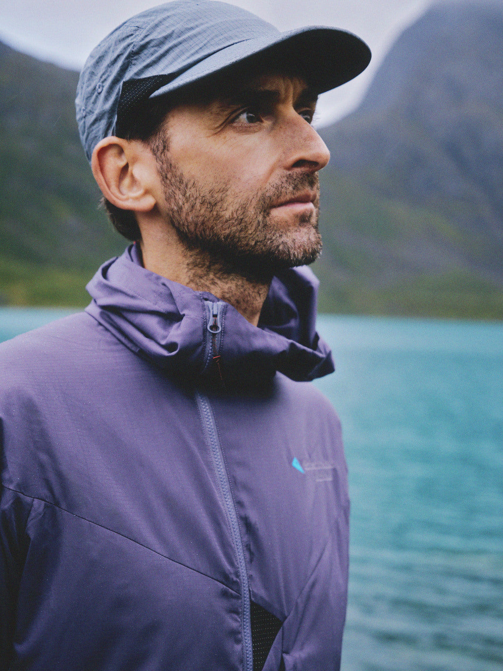 Casquette Ansur 5 panels - Stone Blue