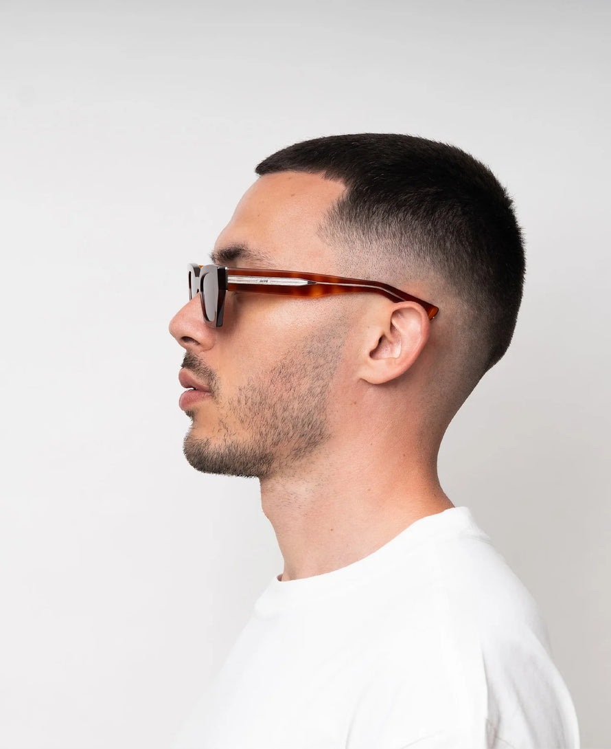 Lunettes Luna - Havana avec Verres Bleu Dégradé