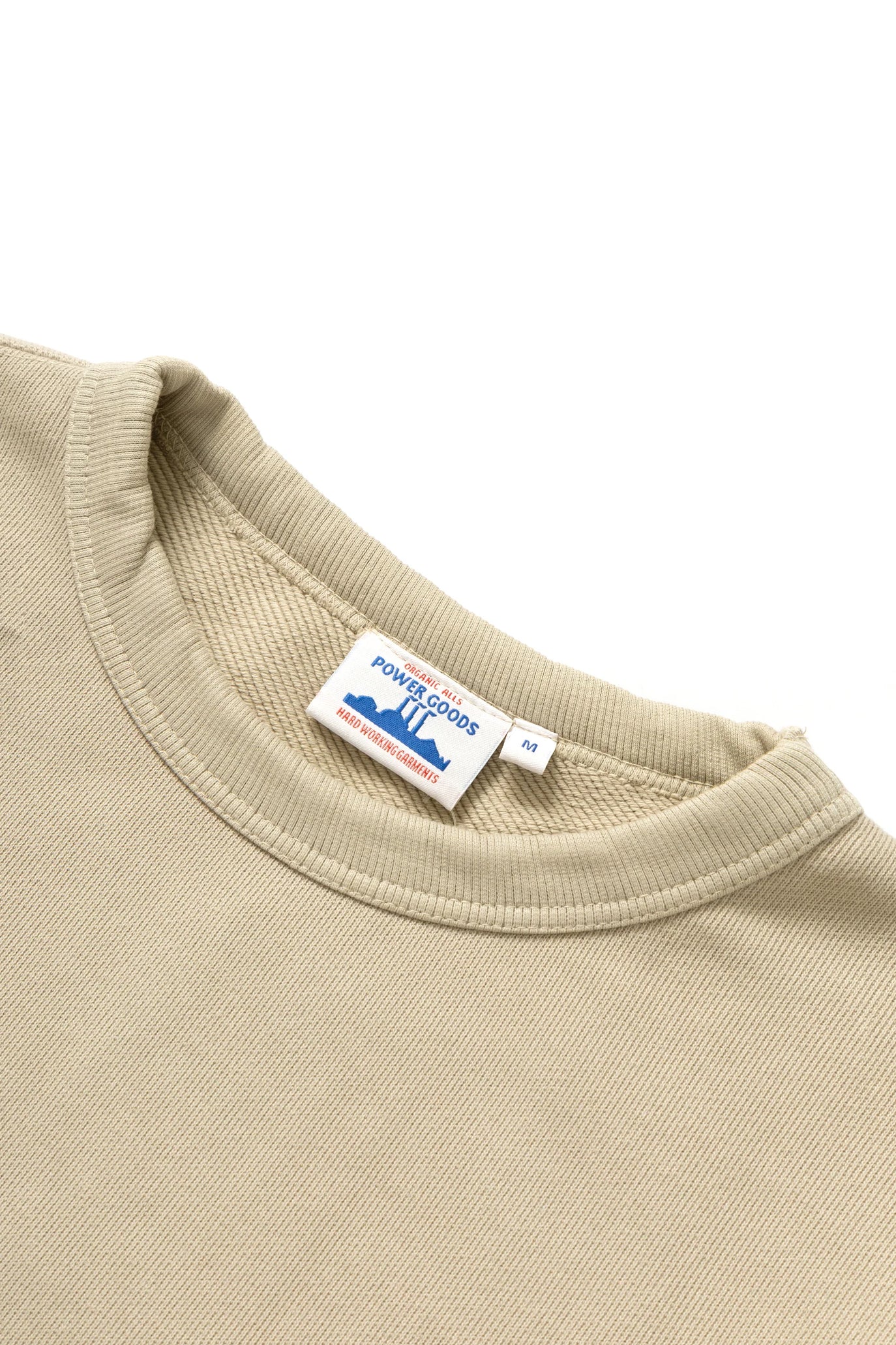 Sweatshirt Loopback Crewneck - Bone