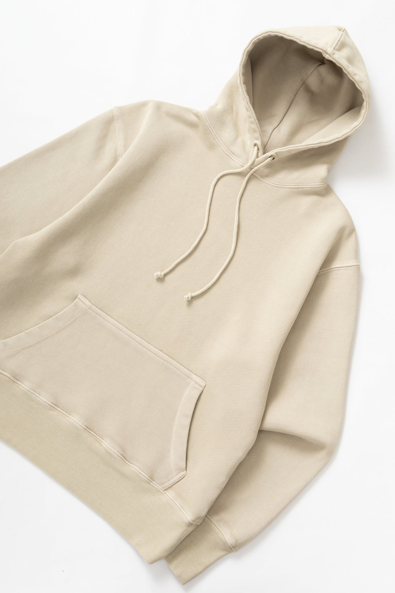 Sweatshirt Loopback Hoodie - Bone