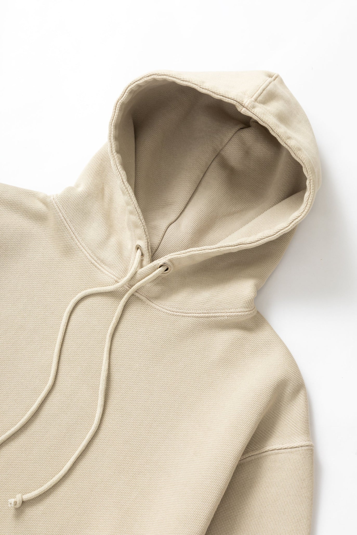 Sweatshirt Loopback Hoodie - Bone