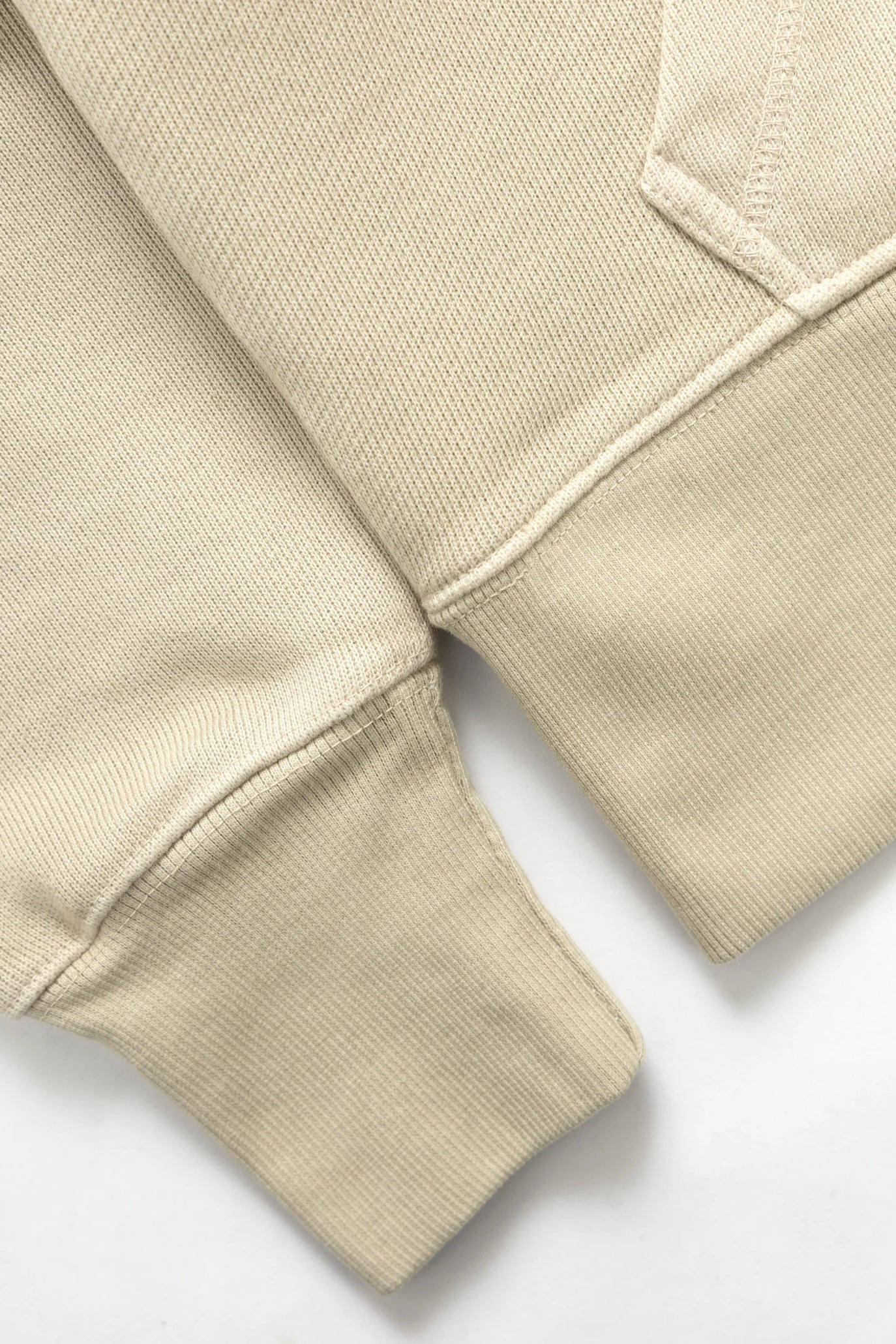 Sweatshirt Loopback Hoodie - Bone