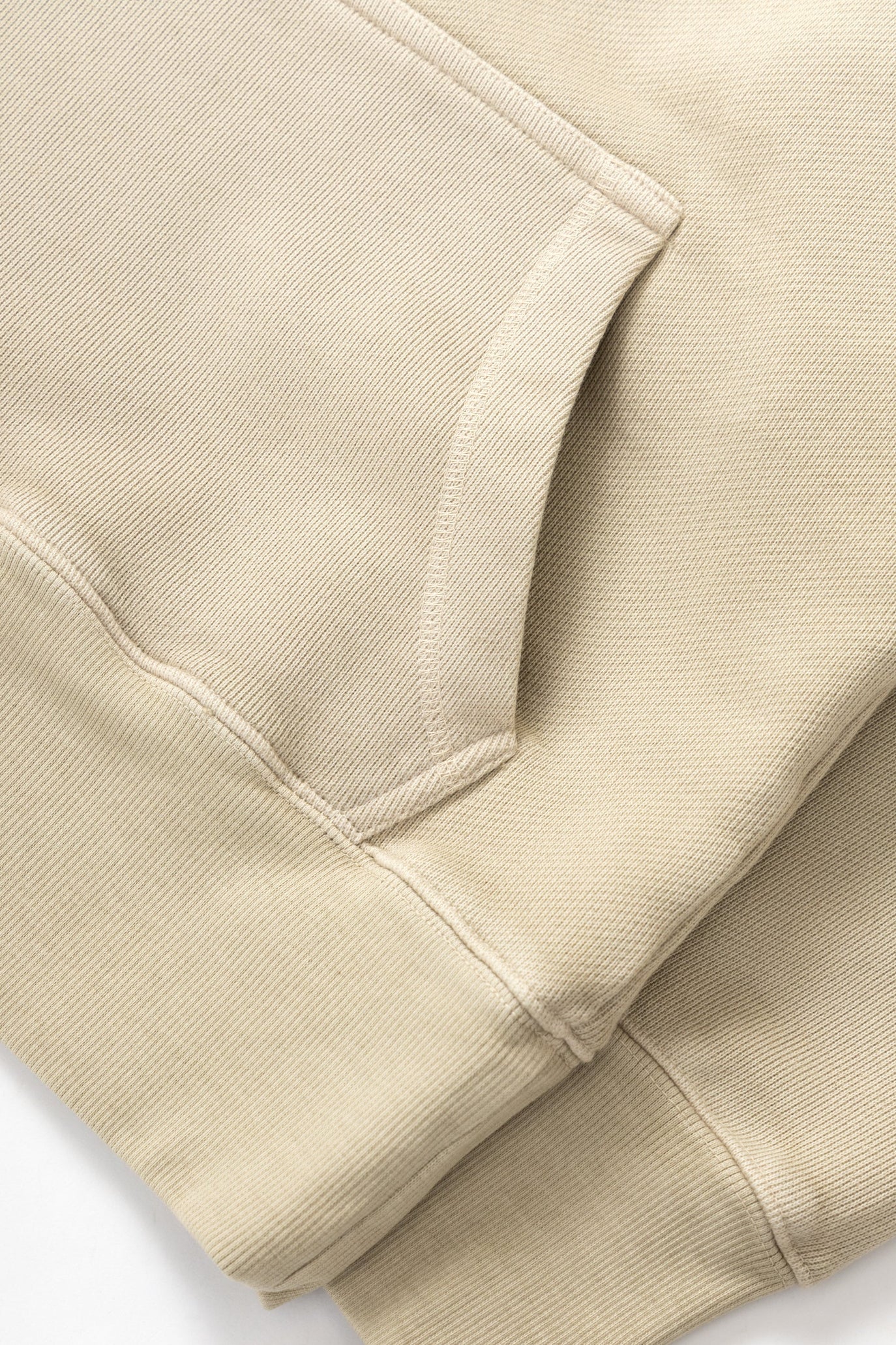 Sweatshirt Loopback Hoodie - Bone