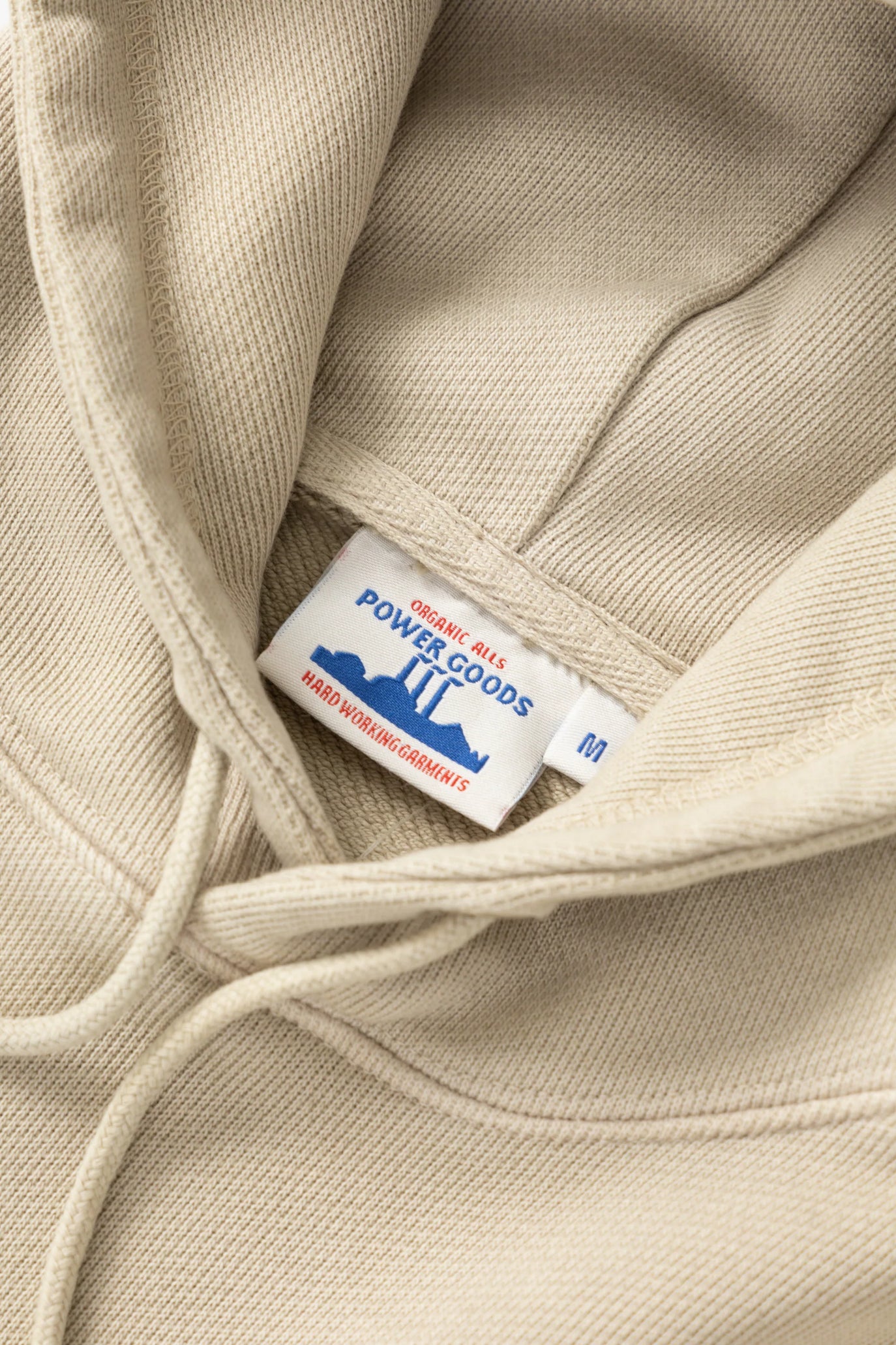 Sweatshirt Loopback Hoodie - Bone