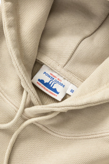 Sweatshirt Loopback Hoodie - Bone