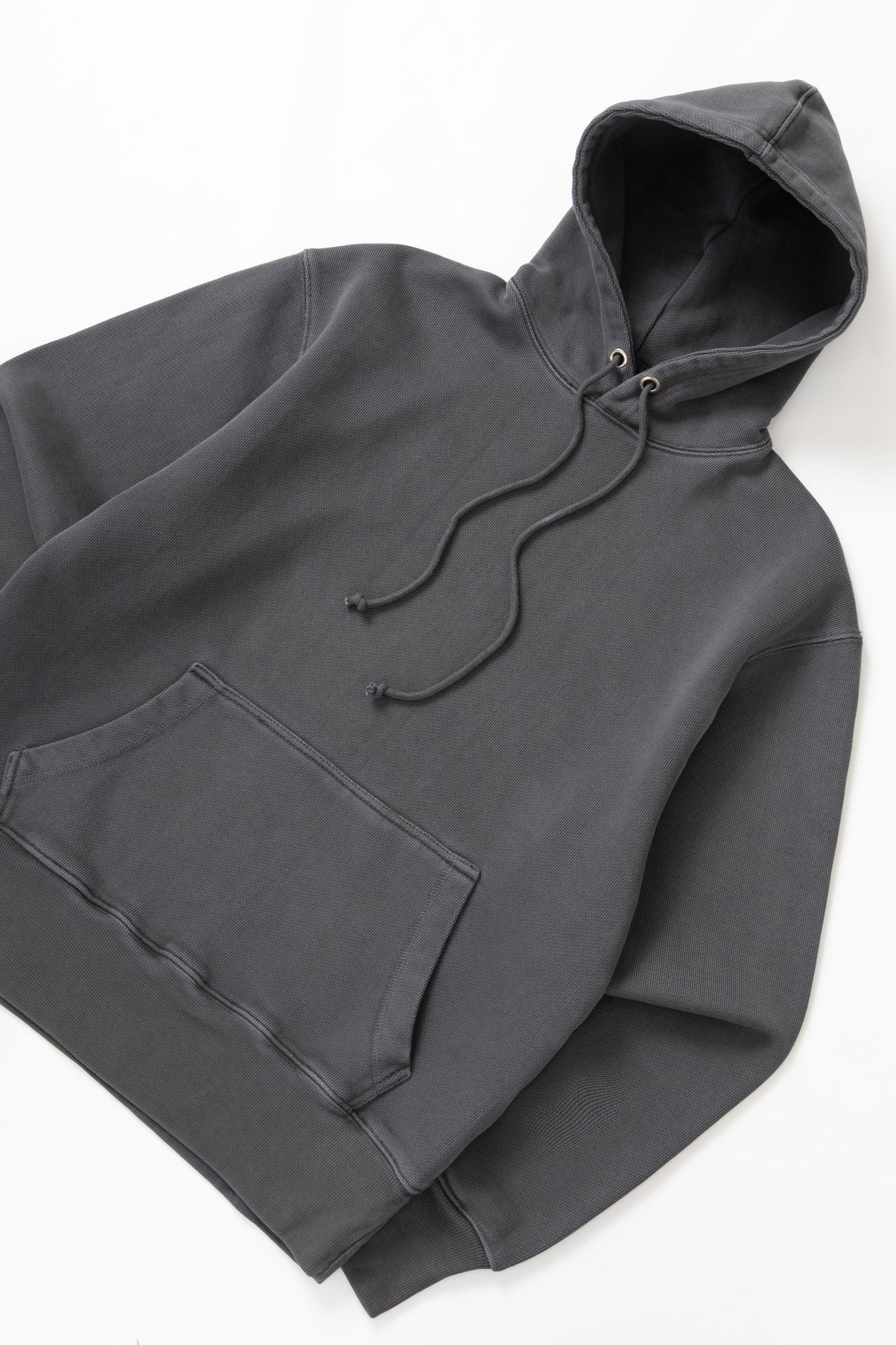 Sweatshirt Loopback Hoodie - Noir Délavé