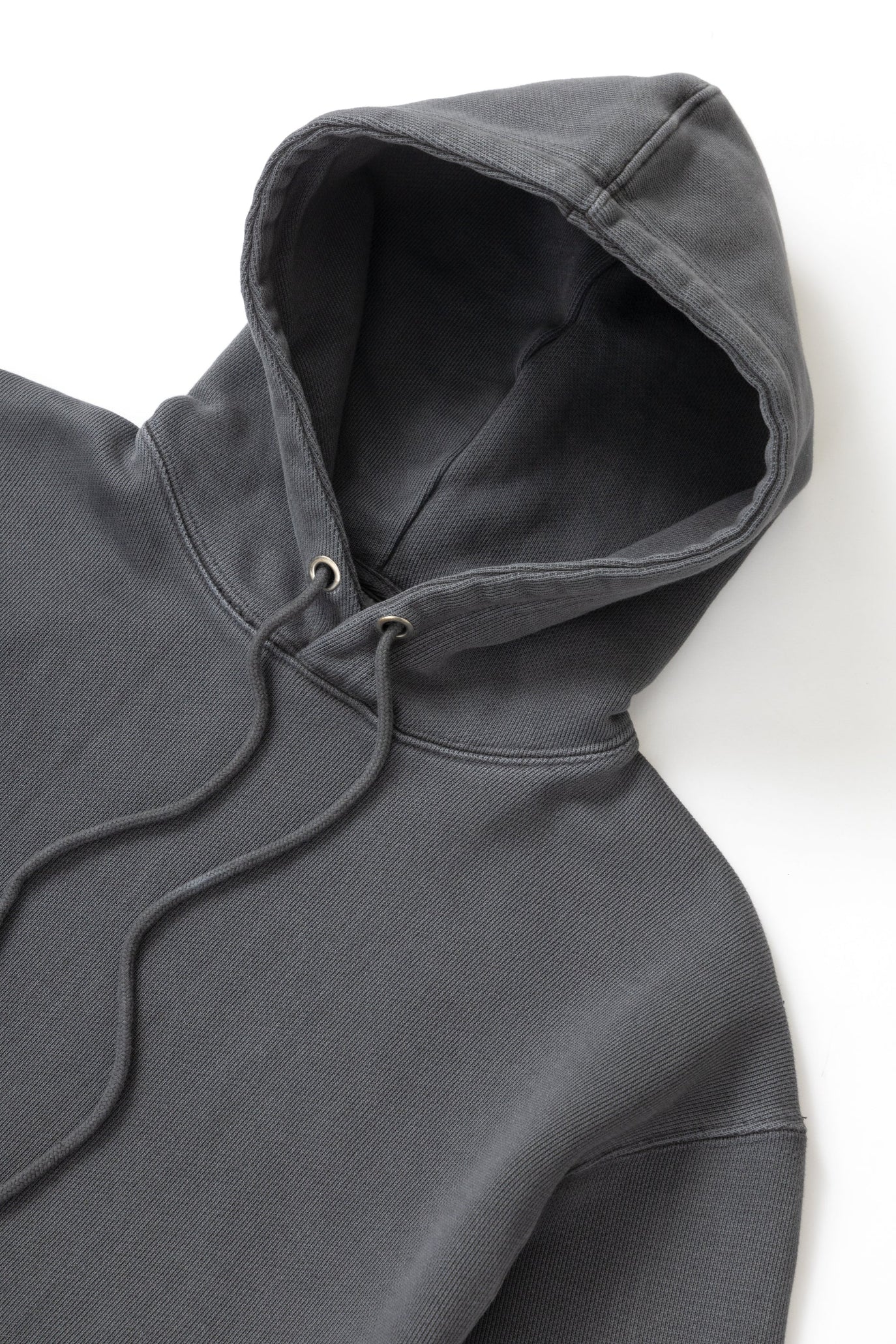 Sweatshirt Loopback Hoodie - Noir Délavé