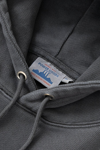 Sweatshirt Loopback Hoodie - Noir Délavé