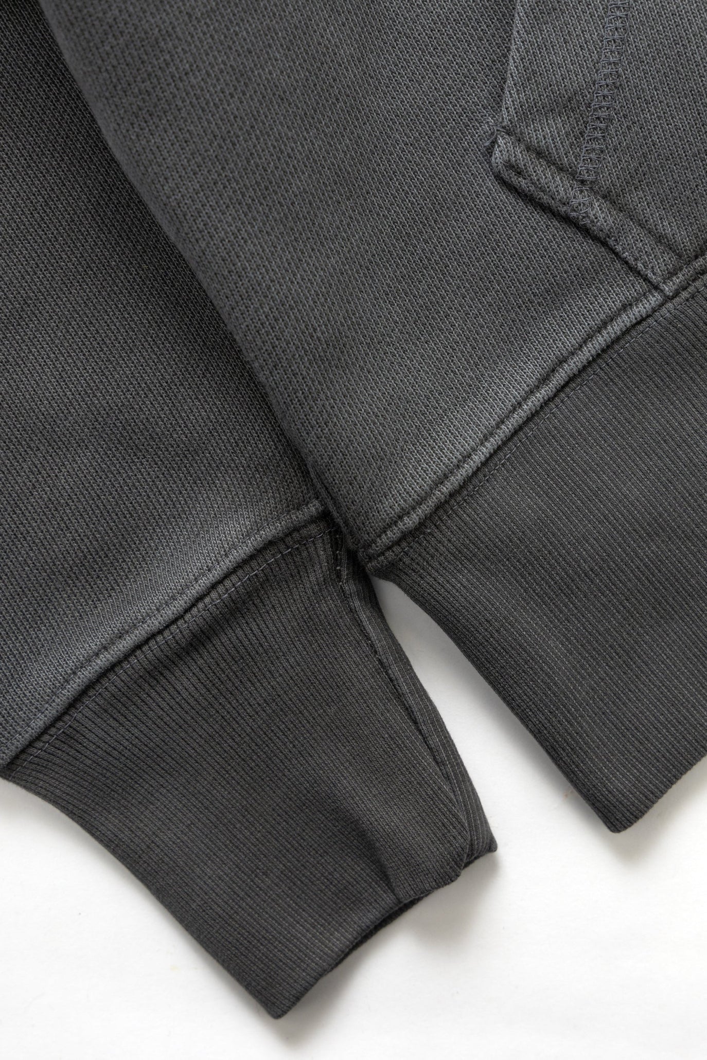 Sweatshirt Loopback Hoodie - Noir Délavé