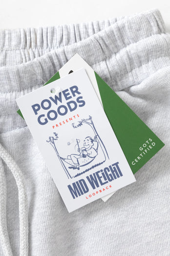 Sweatshirt Loopback Short - Ash Gris