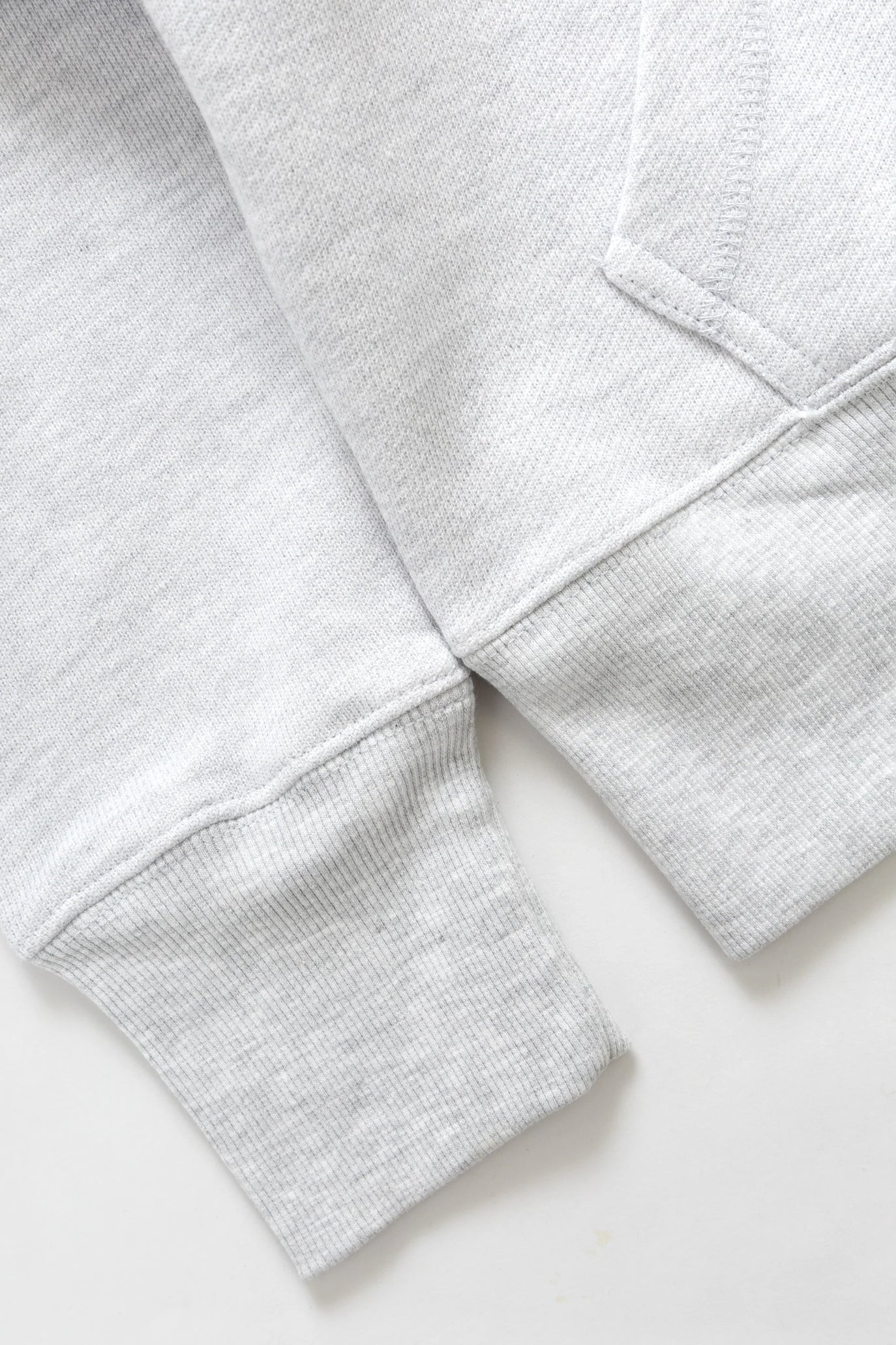 Sweatshirt Loopback Zip Hoodie - Ash Gris
