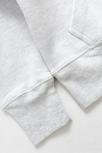 Sweatshirt Loopback Zip Hoodie - Ash Gris