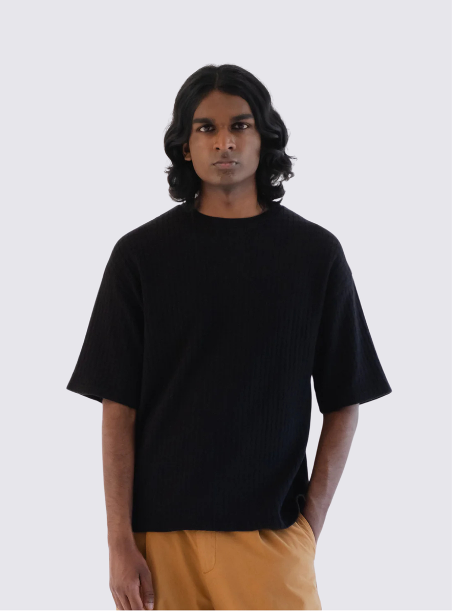 T-shirt "Big T" Mesh- Noir